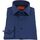 Textiel Heren Overhemden lange mouwen Suitable Overhemd Navy Blauw Twill DR-04 Bordeau
