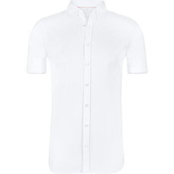 Textiel Dames Overhemden Desoto Overhemd Korte Mouw Wit Wit
