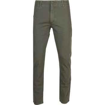 Textiel Heren Broeken / Pantalons Dockers Alpha Chino Slim Tapered Green Groen