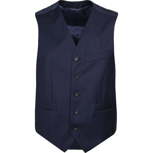 Textiel Heren Jasjes / Blazers Suitable Gilet Evans Wol Navy Blauw