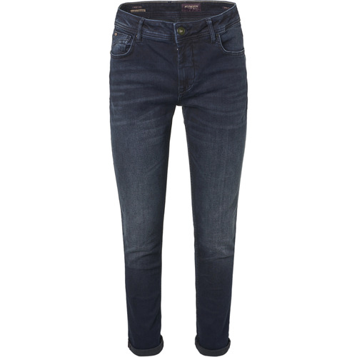 Textiel Heren Broeken / Pantalons No Excess Jeans 711 Stone Used Blauw