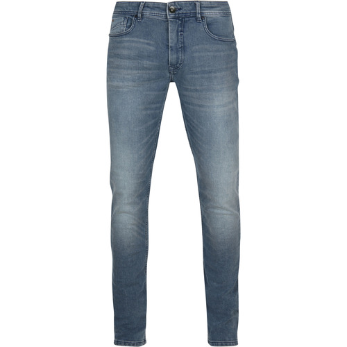 Textiel Heren Broeken / Pantalons No Excess Jeans 710 Grey Blue Blauw