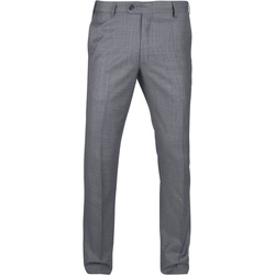 Textiel Heren Broeken / Pantalons Suitable Pantalon Evans Wol Antraciet Grijs