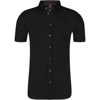 Textiel Dames Overhemden Desoto Overhemd Korte Mouw Zwart 081 Zwart