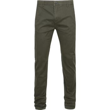 Textiel Heren Broeken / Pantalons Dstrezzed Chino Graphic Donkergroen Groen
