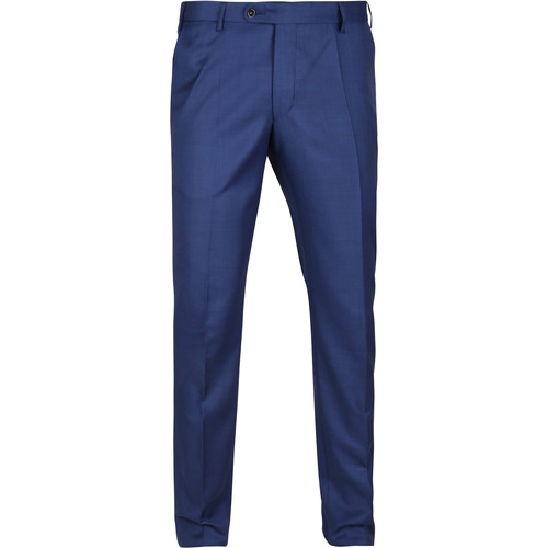 Textiel Heren Broeken / Pantalons Suitable Pantalon Evans Wol Blauw Blauw