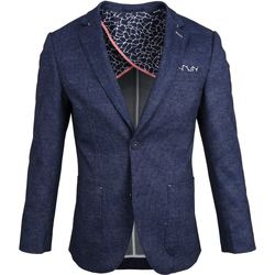 Textiel Heren Jasjes / Blazers Suitable Colbert Canavaral Dessin Navy Blauw
