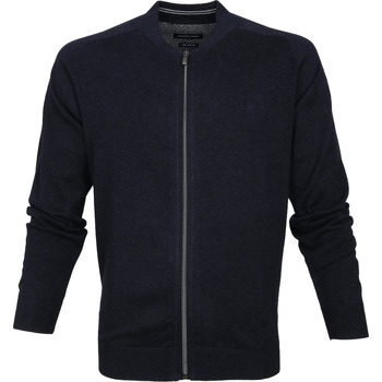 Textiel Heren Sweaters / Sweatshirts Casa Moda Vest Zip Navy Blauw