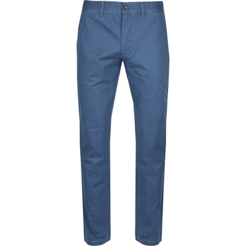 Textiel Heren Broeken / Pantalons Suitable Chino Sartre Blauw Blauw