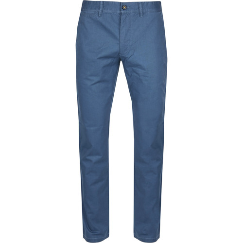 Textiel Heren Broeken / Pantalons Suitable Chino Sartre Blauw Blauw
