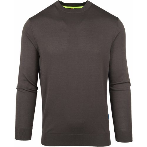 Textiel Heren Sweaters / Sweatshirts Suitable Pipa Tech Trui Donkergroen O-Hals Groen