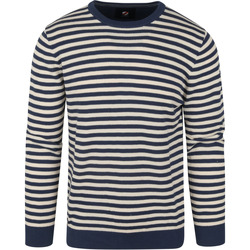 Textiel Heren Sweaters / Sweatshirts Suitable Trui O-Hals Blauw Streep Blauw