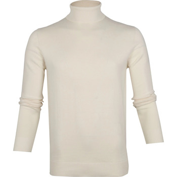 Textiel Heren Truien Suitable Respect Cox Pullover Col Off White Beige