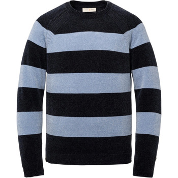 Textiel Heren Sweaters / Sweatshirts Cast Iron Trui Strepen Donkerblauw Blauw