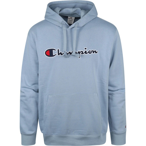 Textiel Heren Sweaters / Sweatshirts Champion Hoodie Logo Blauw Blauw