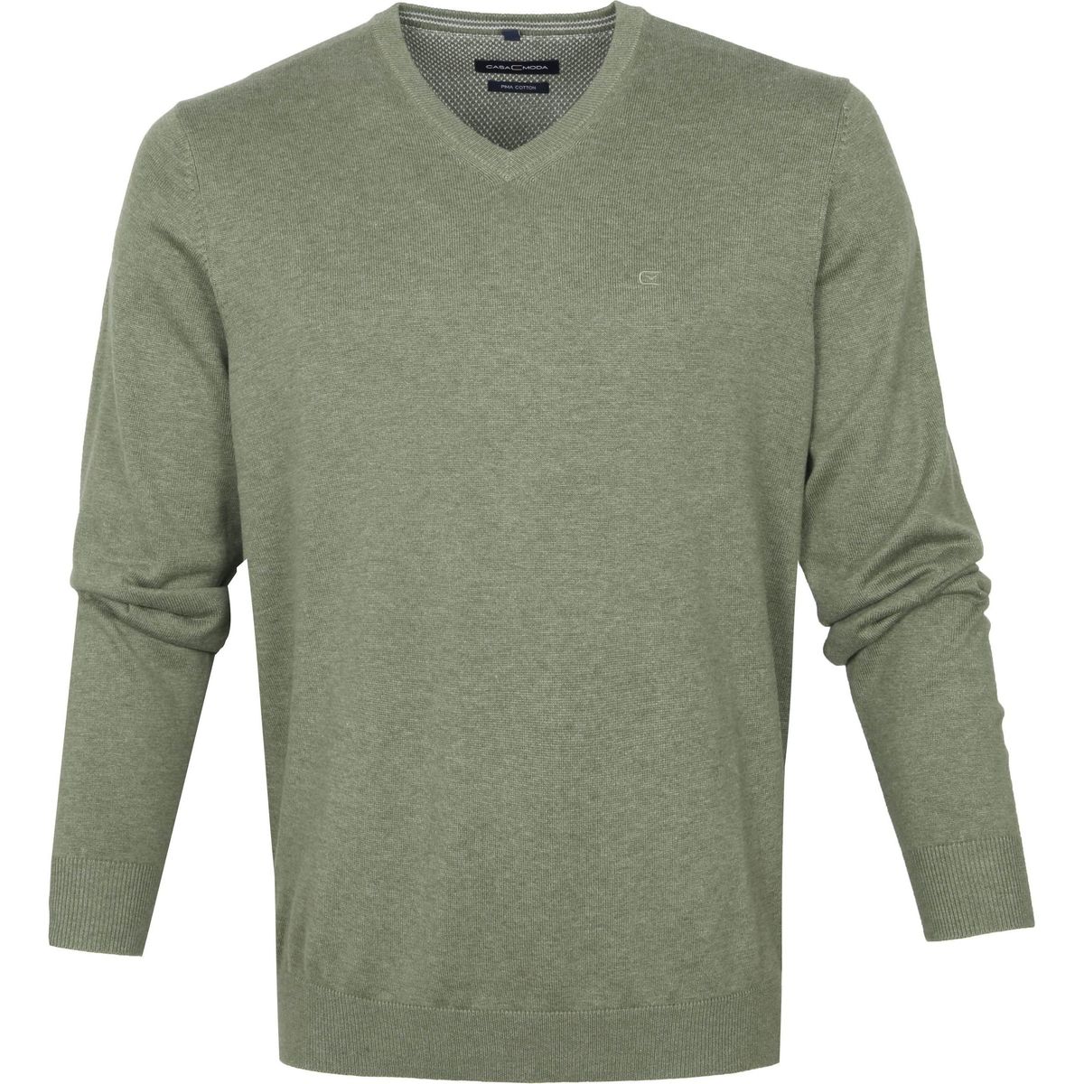 Textiel Heren Sweaters / Sweatshirts Casa Moda Pullover Army Groen Groen