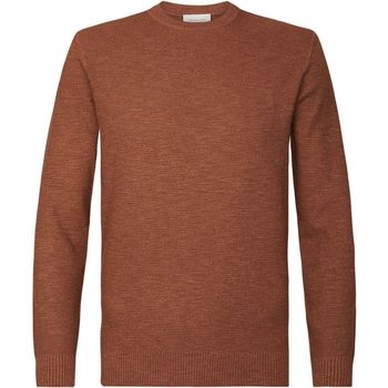 Textiel Heren Sweaters / Sweatshirts Profuomo Pullover Garment Dye Bordeaux Bordeau