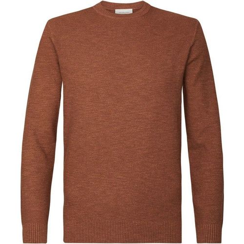 Textiel Heren Sweaters / Sweatshirts Profuomo Pullover Garment Dye Bordeaux Bordeau