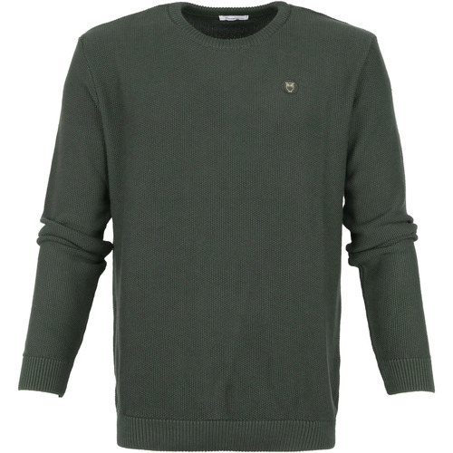 Textiel Heren Sweaters / Sweatshirts Knowledge Cotton Apparel Trui Field Donkergroen Groen