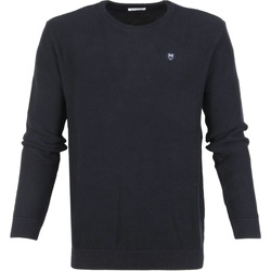 Textiel Heren Sweaters / Sweatshirts Knowledge Cotton Apparel Trui Field Donkerblauw Groen