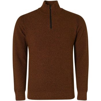 Textiel Heren Sweaters / Sweatshirts No-Excess Half Zip Trui Bruin Bruin