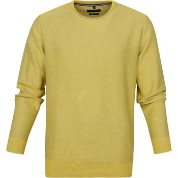 Textiel Heren Sweaters / Sweatshirts Casa Moda Pullover O-Hals Geel Geel