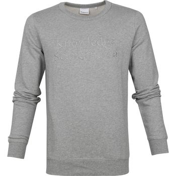 Textiel Heren Sweaters / Sweatshirts Knowledge Cotton Apparel Trui Elm Grijs Grijs