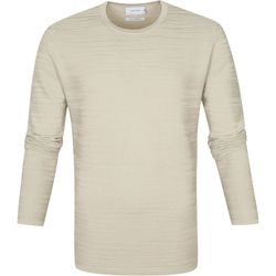 Textiel Heren Sweaters / Sweatshirts Calvin Klein Jeans Trui Textuur Beige Beige
