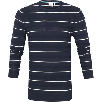 Textiel Heren Sweaters / Sweatshirts Blue Industry Pullover Stripe Donkerblauw Blauw