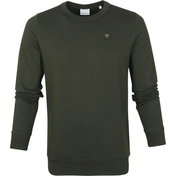 Textiel Heren Sweaters / Sweatshirts Knowledge Cotton Apparel Elm Trui Donkergroen Groen