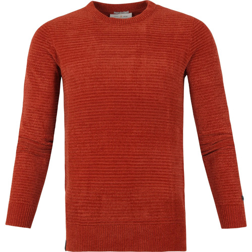 Textiel Heren Sweaters / Sweatshirts Cast Iron Trui Chenille Roest Oranje
