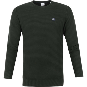 Textiel Heren Sweaters / Sweatshirts Blue Industry Pullover O-hals Donkergroen Groen