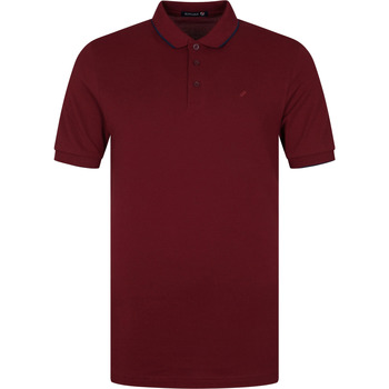 Textiel Heren T-shirts & Polo’s Suitable Polo Tip Ferry Bordeaux Bordeau