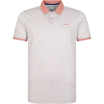Textiel Heren T-shirts & Polo’s State Of Art Polo Print Grijs Rood Grijs
