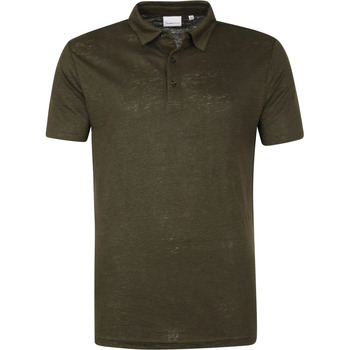 Textiel Heren T-shirts & Polo’s Knowledge Cotton Apparel Polo Rowan Donkergroen Groen
