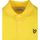 Textiel Heren T-shirts & Polo’s Lyle And Scott Polo Geel Geel
