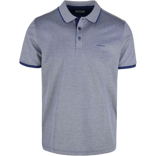 Textiel Heren T-shirts & Polo’s State Of Art Blauwe Polo Blauw