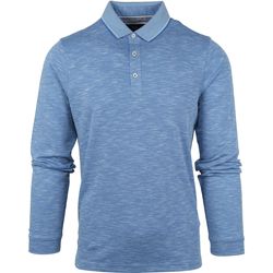 Textiel Heren T-shirts & Polo’s Suitable Long Sleeve Polo Blauw Blauw