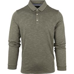Textiel Heren T-shirts & Polo’s Suitable Long Sleeve Polo Groen Groen