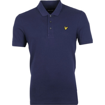 Textiel Heren T-shirts & Polo’s Lyle And Scott Donkerblauw Polo Blauw