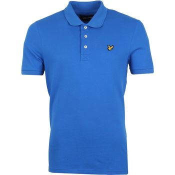 Textiel Heren T-shirts & Polo’s Lyle And Scott Blauw Polo Blauw