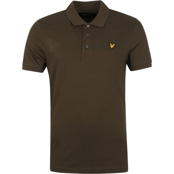 Textiel Heren T-shirts & Polo’s Lyle And Scott Polo Olive Groen