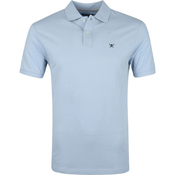 Textiel Heren T-shirts & Polo’s Hackett Polo Chambry Blauw Blauw
