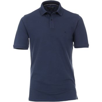 Textiel Heren T-shirts & Polo’s Casa Moda Stretch Polo Donkerblauw Blauw