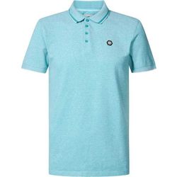 Textiel Heren T-shirts & Polo’s Petrol Industries Polo Logo Lichtblauw Blauw