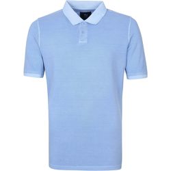 Textiel Heren T-shirts & Polo’s Suitable Respect Pete Polo Mid Blue Blauw