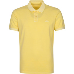 Textiel Heren T-shirts & Polo’s Gant Sunfaded Polo Geel Geel
