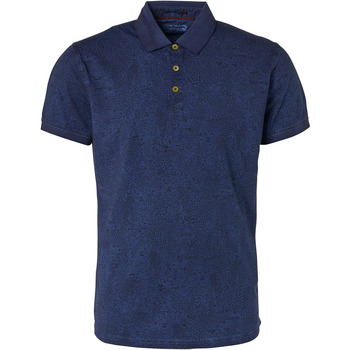 Textiel Heren T-shirts & Polo’s No-Excess Polo Print Donkerblauw Blauw