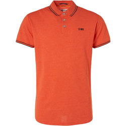 Textiel Heren T-shirts & Polo’s No Excess Polo Garment Dye Oranje Oranje
