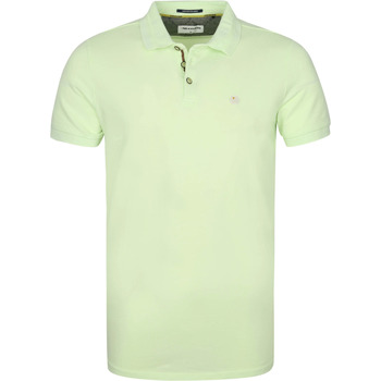 Textiel Heren T-shirts & Polo’s No-Excess Polo Stone Washed Limoengroen Groen